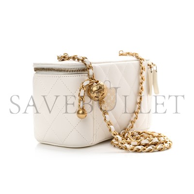 CHANEL PEARL CRUSH SMALL VANITY CASE WITH CHAIN AP2303 (17*9.5*8cm)